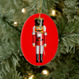 Funny Nutcracker Toy Soldiers Keramikornament