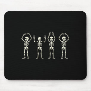 Funny O-h-i-o Staat Skeleton Ohio Vintag Hallowee Mousepad
