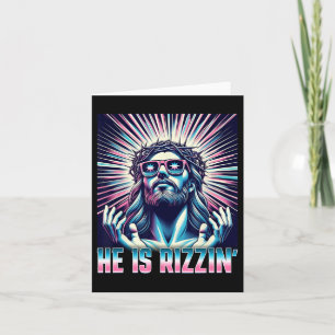 Funny Oaster Auferstehung Rizz Meme Er ist Rizzin Karte