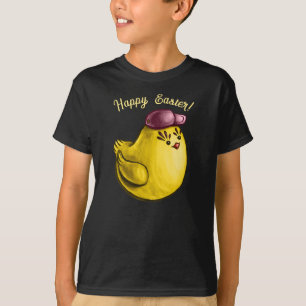 Funny Oaster Chicken Cartoon T-Shirt