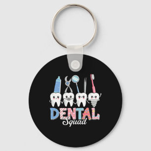 Funny Oaster Dental Squad für Zahnarzthygiene Schlüsselanhänger