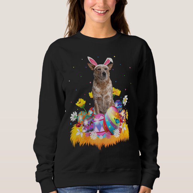 Funny Oaster Egg Australian Cattle Dog Oaster Su Sweatshirt (Vorderseite)