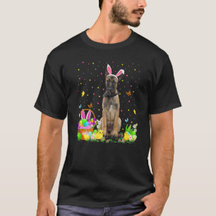 Funny Oaster Egg Jagd Belgischer Schäferhund Dog E T-Shirt