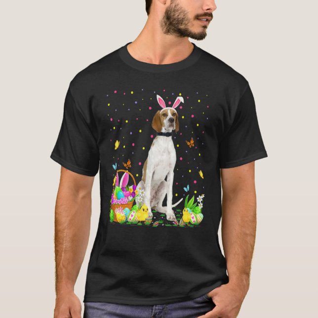 Funny Oaster Egg Jagd Englisch Pointer Dog Easte T-Shirt (Vorderseite)