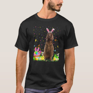 Funny Oaster Egg Jagen Irish Setter Dog Oster S T-Shirt