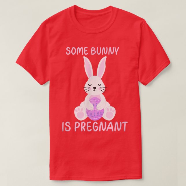 Funny Oaster Egg Schwangerschaft Ankündigung Revea T-Shirt (Design vorne)
