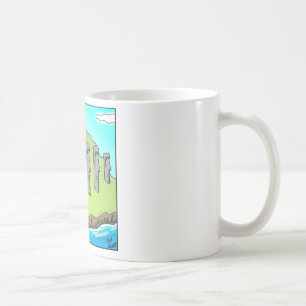Funny Oaster Island Zigar Cartoon Geschenke Tasse