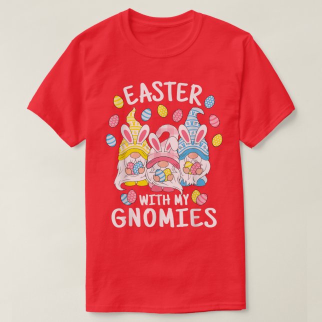 Funny Oaster mit meinen Gnomies Happy Oaster Gnome T-Shirt (Design vorne)