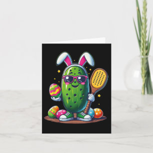 Funny Oaster Pickle Pickleball Paddle Bunn Karte