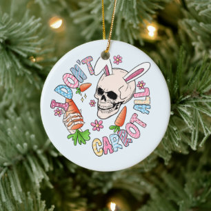 Funny Oaster Skull Keramik Ornament
