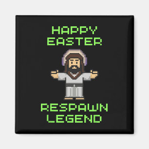 Funny Oaster Video Game Jesus - Respawn Legend - V Magnet
