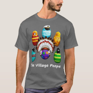 Funny Oaster Village Pieps Niedlich Chick Bunny T-Shirt