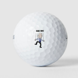 Funny Obamas Puppet-Cartoon Golfball
