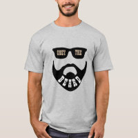 Funny Obey the Beard (Black Beard Brown Eyes)