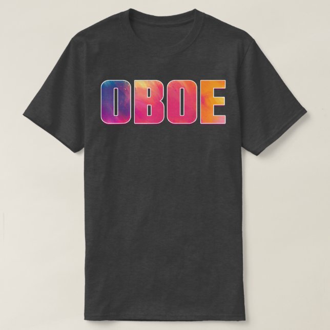 Funny Oboist Music Orchestra Cool Oboe Design 883 T-Shirt (Design vorne)