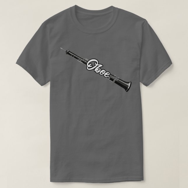 Funny Oboist Music Orchestra Musikinstrument T-Shirt (Design vorne)