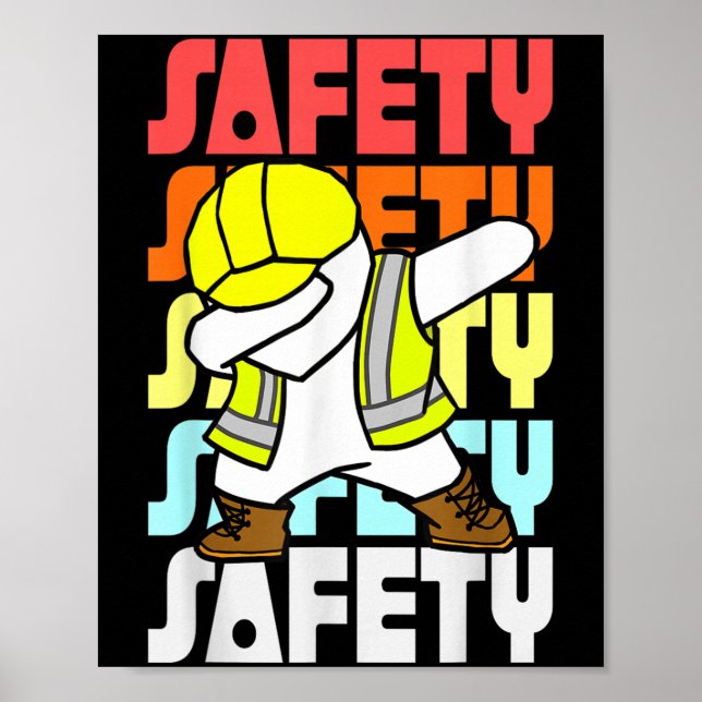 Funny Occupation Health Safety Officer Manager S Poster (Vorne)