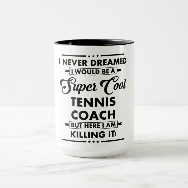 Funny Occupation/Profession Super Cool Coach Tasse (Zentrum)