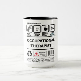 Funny Occupational Therapist Handling Information Tasse
