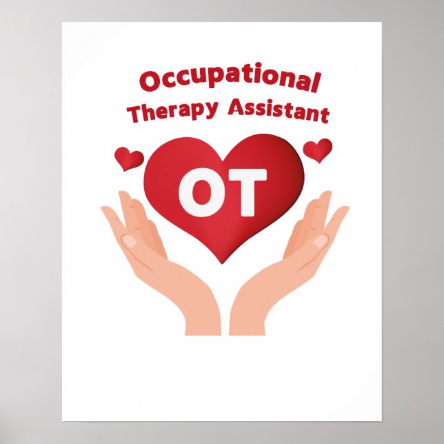 Funny Occupational Therapy Assistant Gift Poster (Vorne)