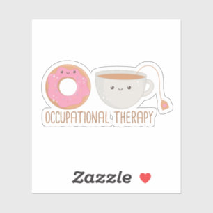 Funny Occupational Therapy O-Tea Aufkleber