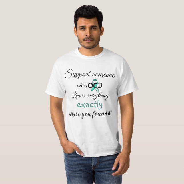 Funny OCD Spaß Shirt (Vorne ganz)