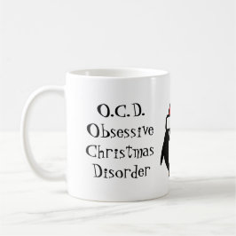 Funny OCD zwanghafte Weihnachtsstörung Kaffee Tass Kaffeetasse