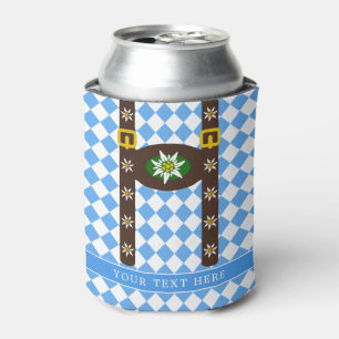 Funny Octoberfest Lederhosen Suspenders Beer Dosenkühler