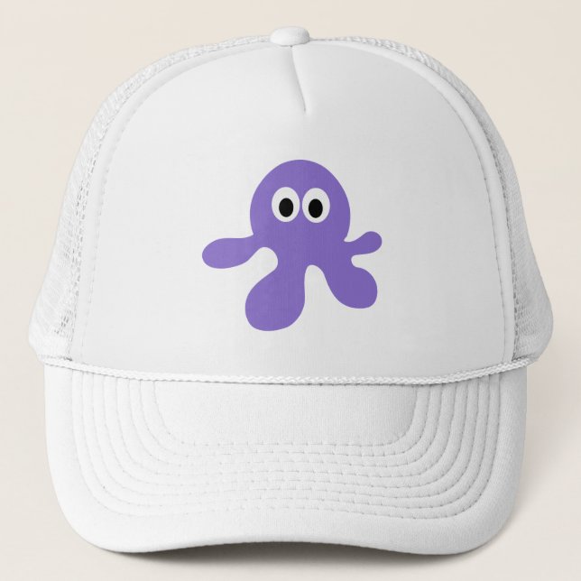 Funny Octopus hats Truckerkappe (Vorderseite)