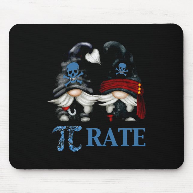 Funny Octopus pi Day Symbol für Mathematiklehrer P Mousepad (Vorne)