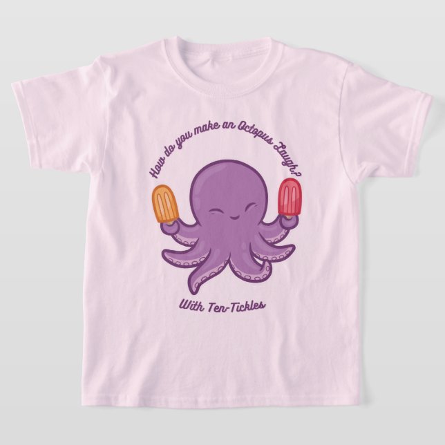 Funny Octopus Shirt | Ten-Tickles Vater Joke Shirt (Ablage )