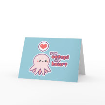 Funny Octopus Valentine