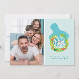 Funny Octopus Weihnachten