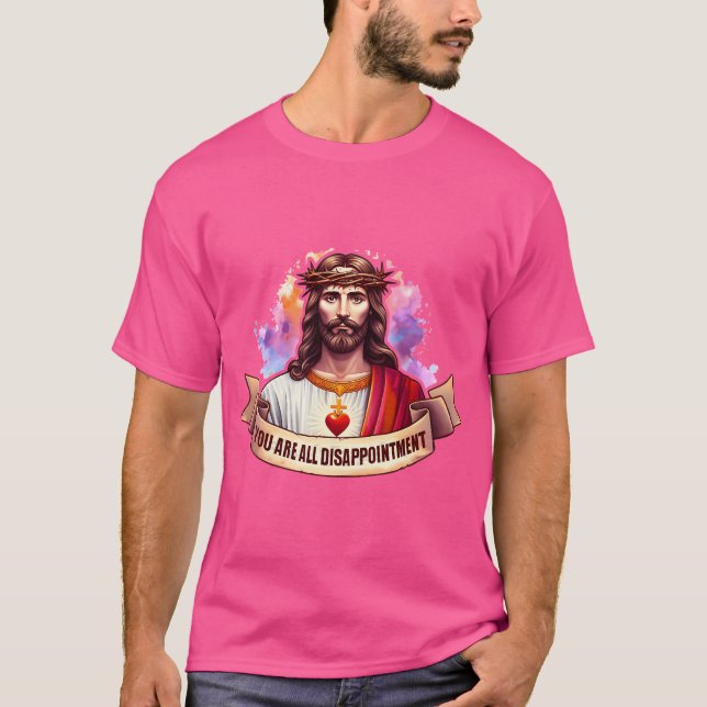 Funny Offensive Jesus T-Shirt (Vorderseite)