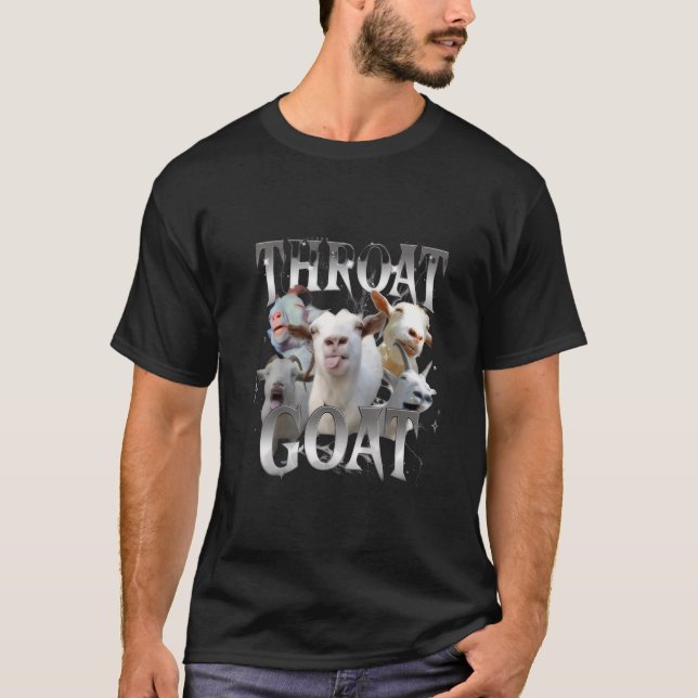 Funny Offensive Throat Goat Adult Humor T-Shirt (Vorderseite)