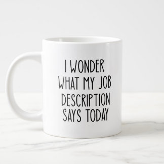 Funny Office Coworker Funny Gift Jumbo-Tasse