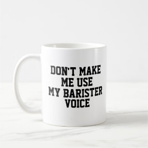Funny Office Custom Personalize Job Title Barister Kaffeetasse