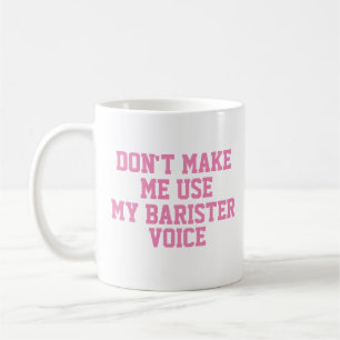 Funny Office Custom Personalize Job Title Barister Kaffeetasse