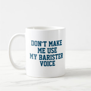 Funny Office Custom Personalize Job Title Barister Kaffeetasse