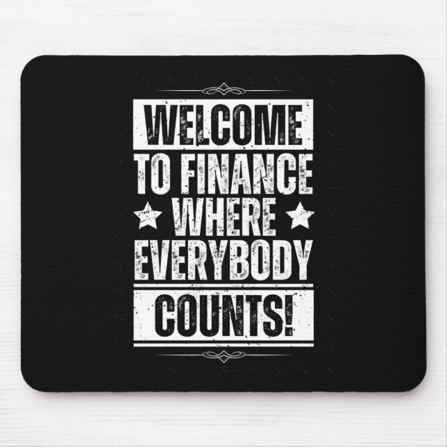Funny Office Finance Sticker1 Mousepad (Vorne)