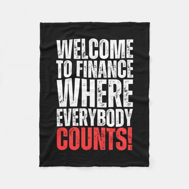 Funny Office Finance Sticker2 Fleecedecke (Vorderseite)