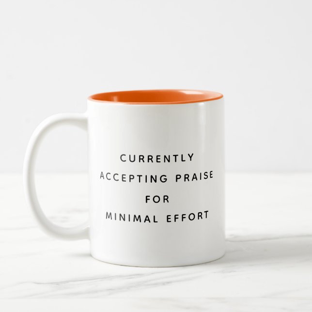 Funny Office Mug With Sarcastic Work Quotes Gifts  Zweifarbige Tasse (Links)