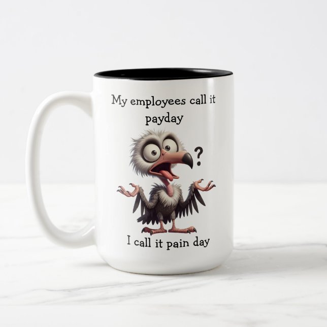 Funny Office Payday Tasse (Links)