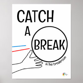 Funny Office Poster for Break Room Frische Pasta m