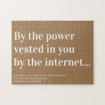 Funny Officiency Vorschlag heiraten uns Puzzle<br><div class="desc">Frag deinen Beamten,  dich mit dieser modernen Typografie offiziellen Vorschlagskarte zu heiraten,  die lautet: Durch den Power,  der dir durch das Internet verschrieben wurde,  werden Sie unser Beamter sein?</div>