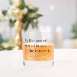 Funny Officiency Vorschlag heiraten uns Whiskyglas<br><div class="desc">Ein lustiger Weg,  Sie als Ihr Beamter zu heiraten</div>