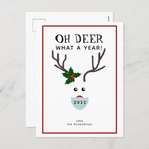 Funny Oh Deer What A Year 2021 Weihnachten