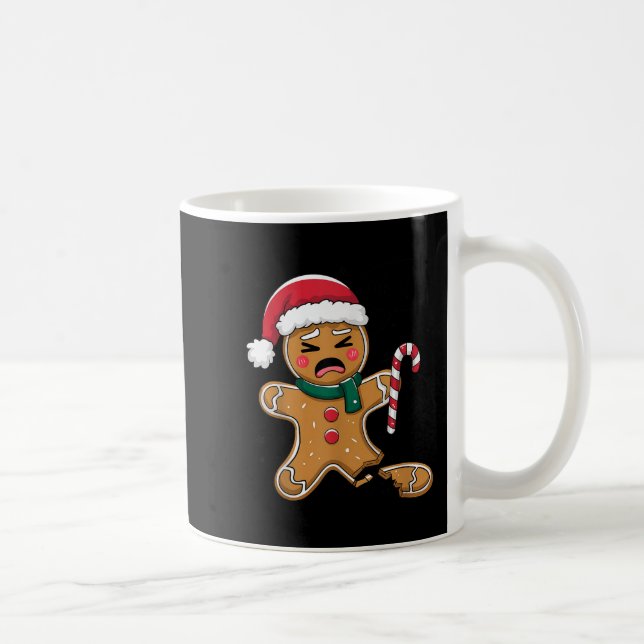 Funny Oh Snap Gingerbrot Bäckerei Weihnachtssnacks Kaffeetasse (Rechts)