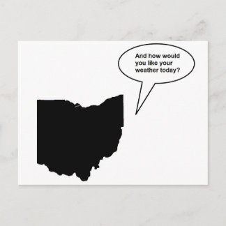 Funny Ohio Postcard Postkarte