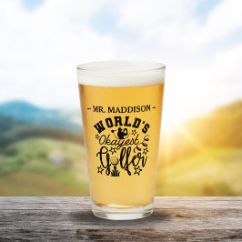 Funny Okest Golfer Gag Geschenk Personalisiert Glas